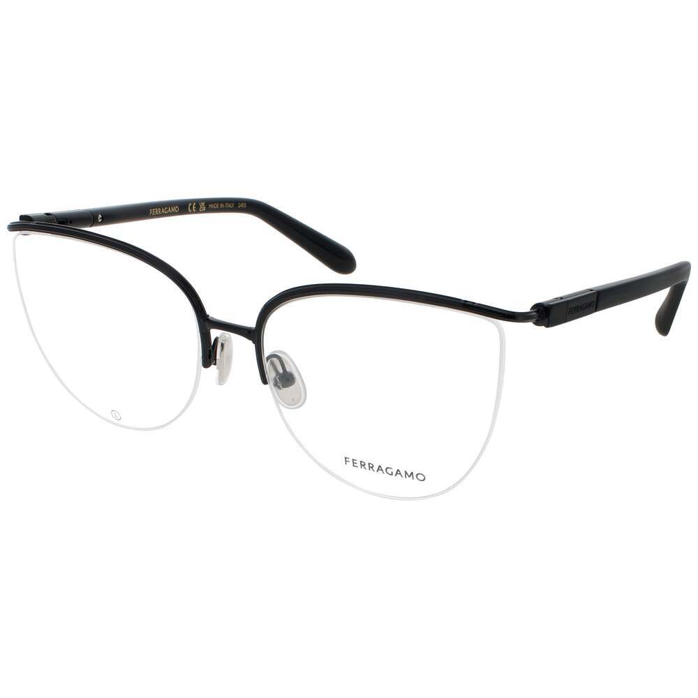 NWT Salvatore Ferragamo SF2227 Black 56mm Eyeglasses